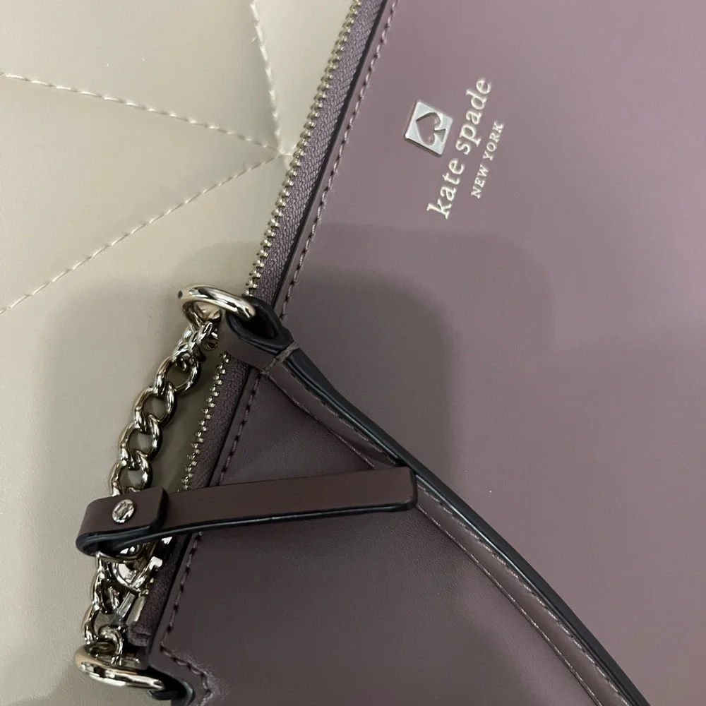 Kate Spade purse bag tote chain strap small leather - Picture 3 of 8